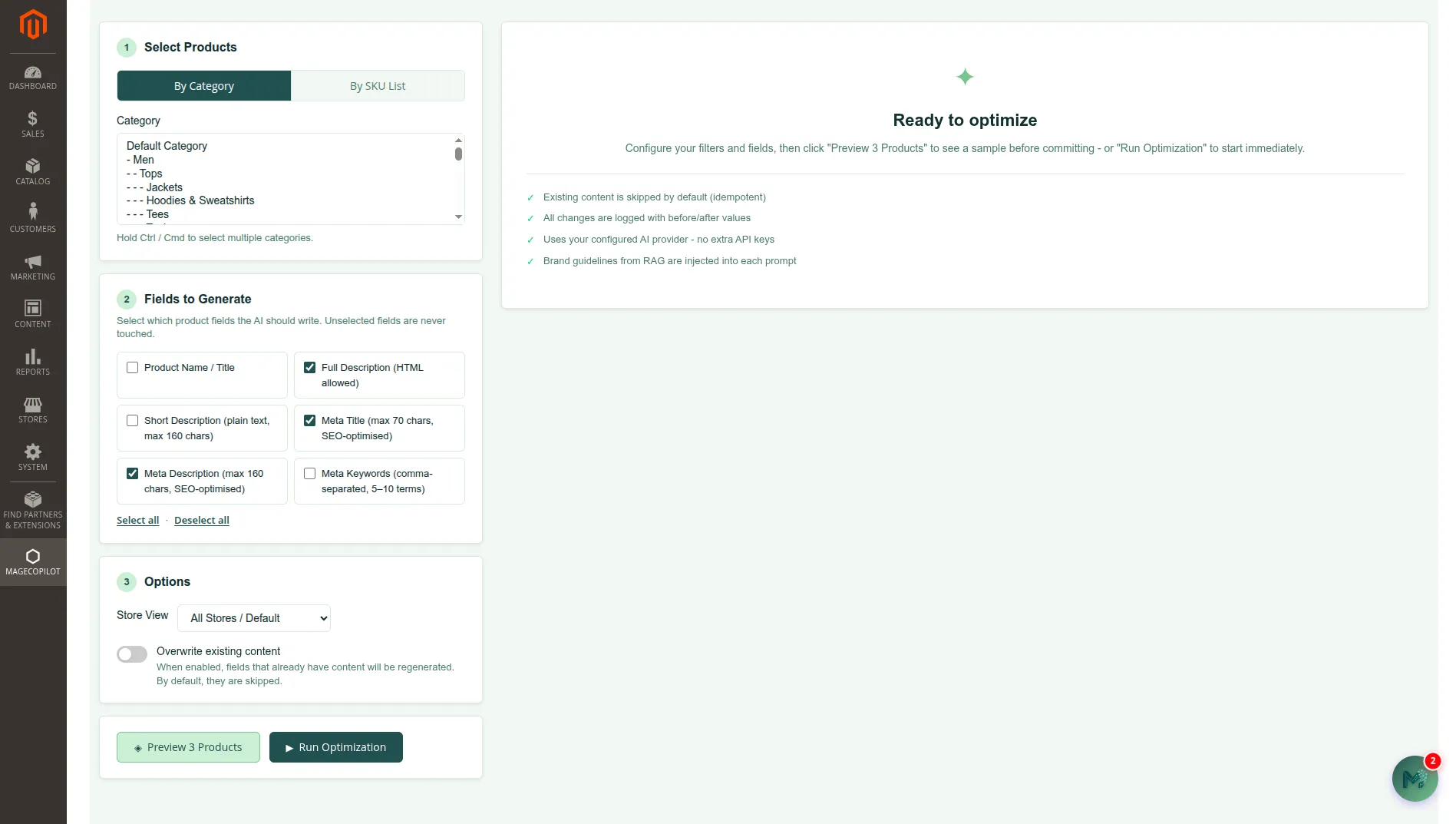 MageCopilot Interface 3