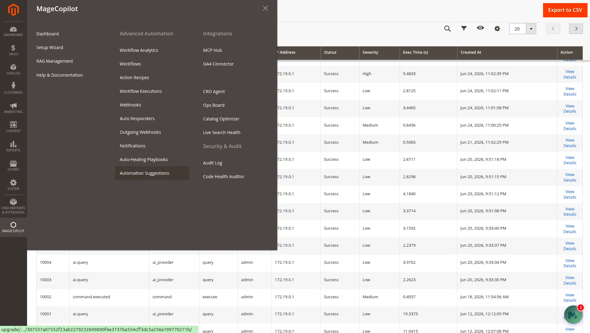 MageCopilot Interface 7